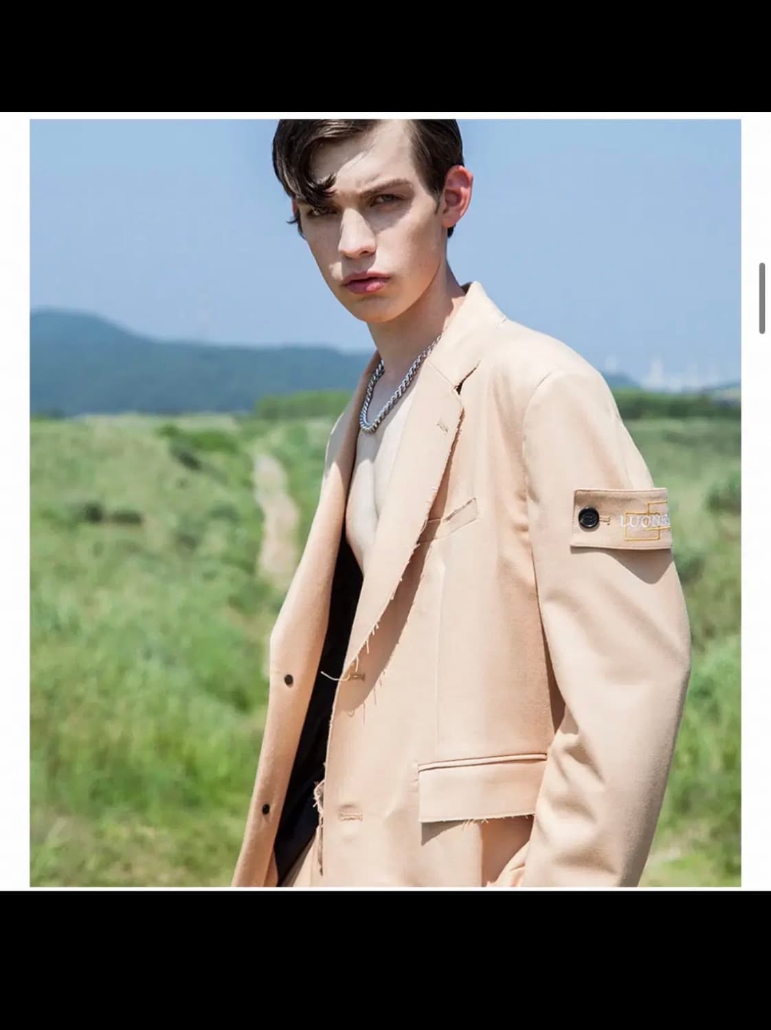 새상품) LUONEER 루오니어 싱글 브레스트 블레이저 자켓 상품이미지7