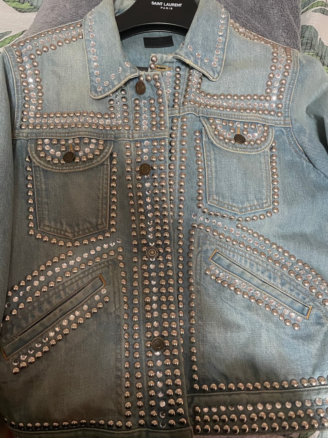 생로랑크리스탈청자켓 상품이미지1