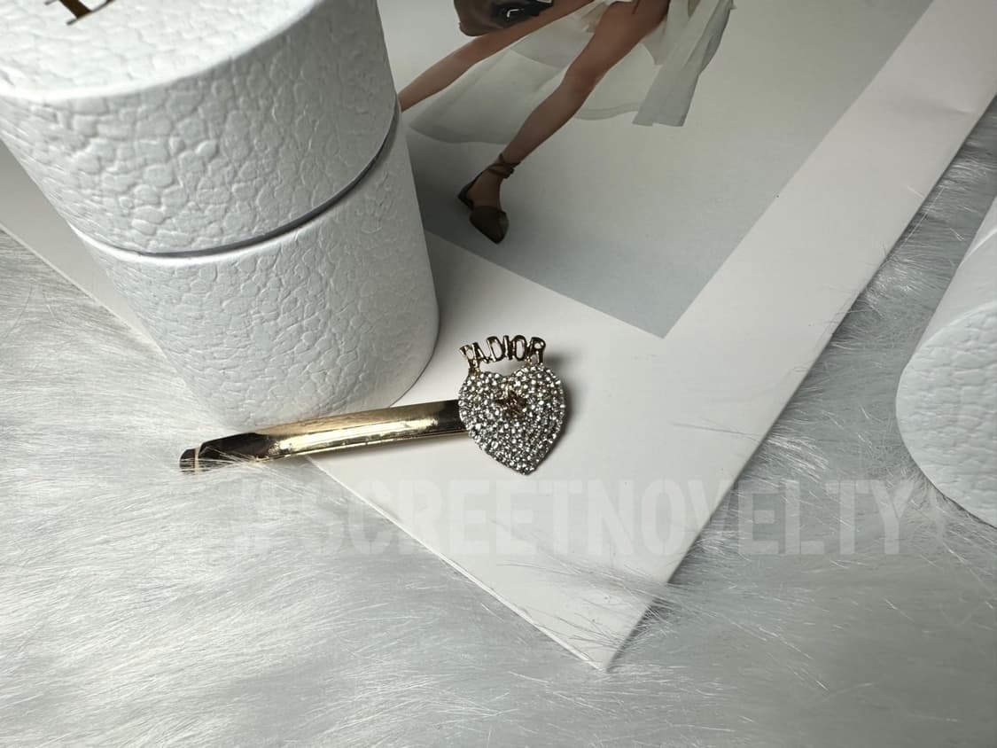 하트 골드 쟈디올 헤어핀 상품이미지5