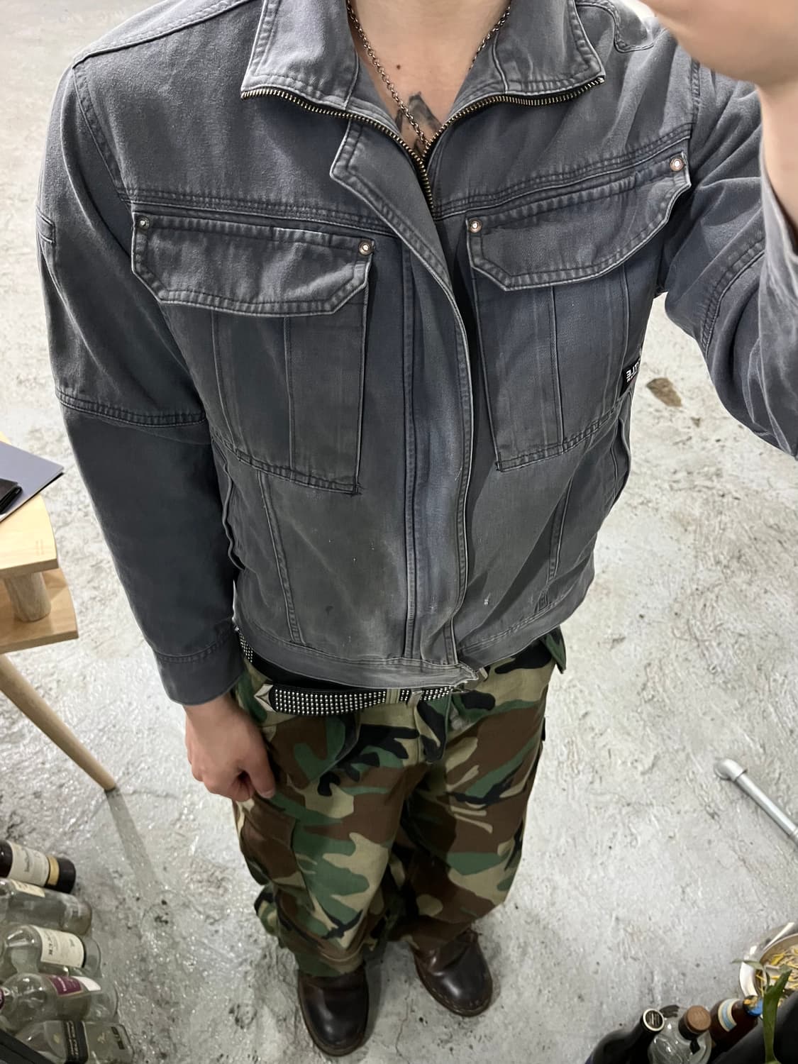 Burtle faded dirty work jacket 상품이미지3