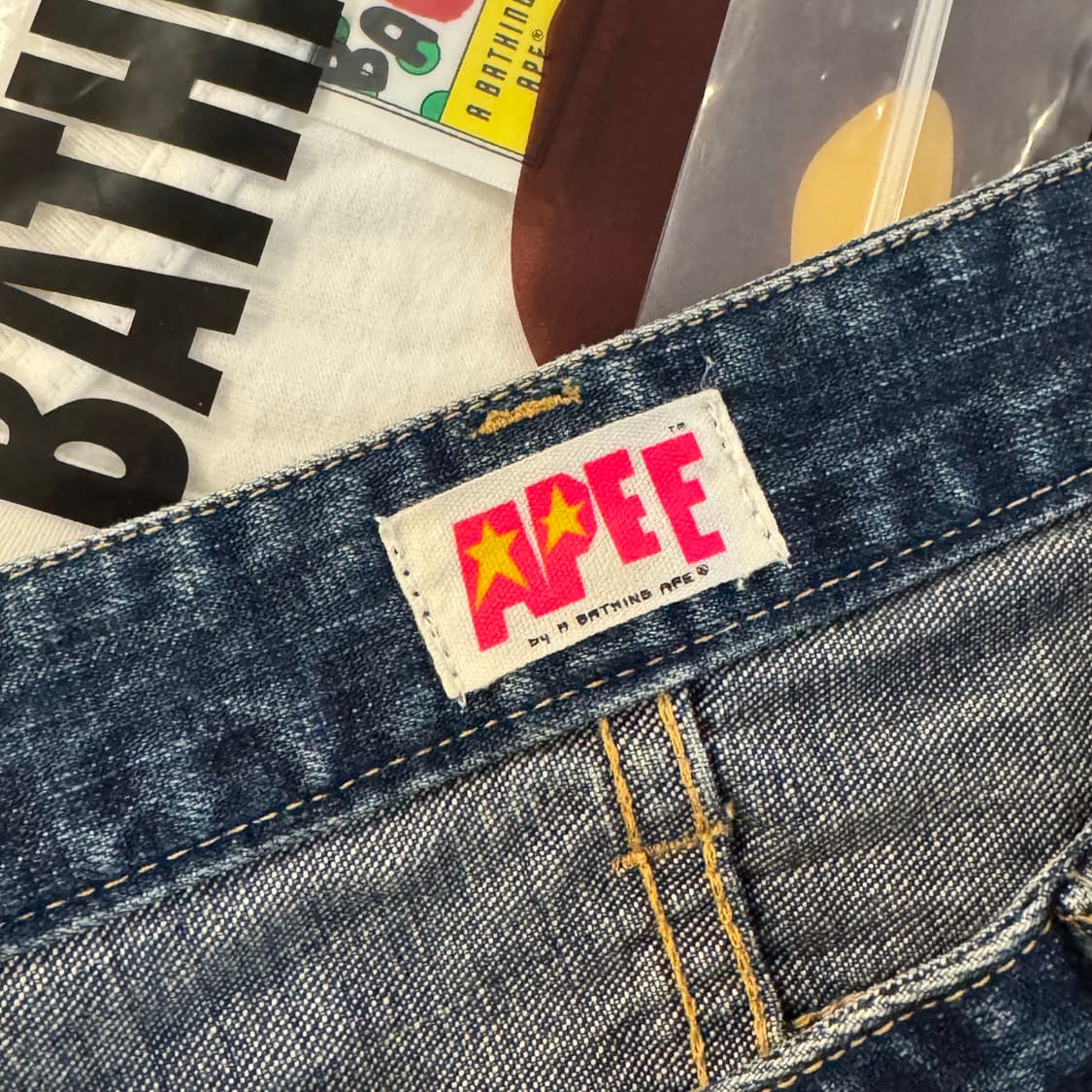 베이프 스타 데님 핑크 32 상품이미지4