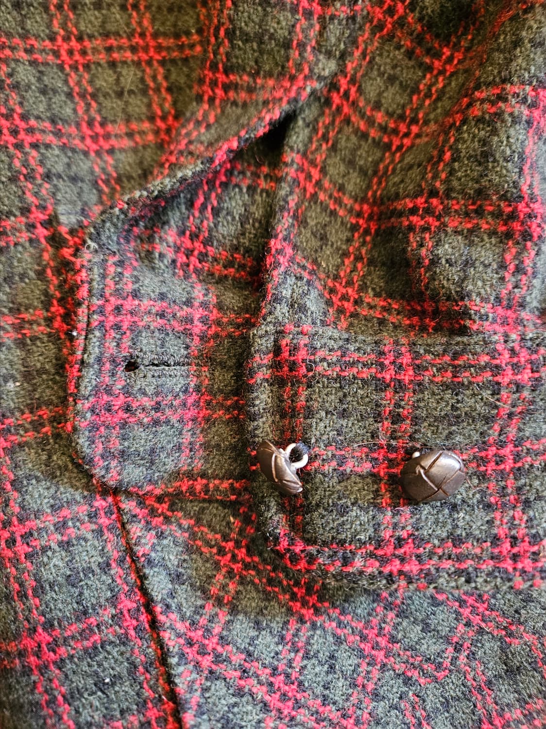 더블알엘 울 체크 자켓  상품이미지3