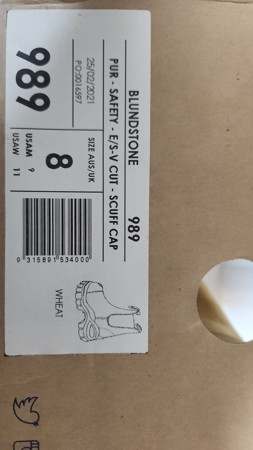 블런드스톤 989 안전화 AU8 사이즈 상품이미지4