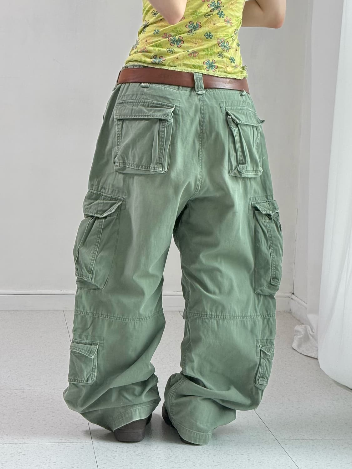 빈티지 멀티 포켓 카고팬츠 상품이미지4