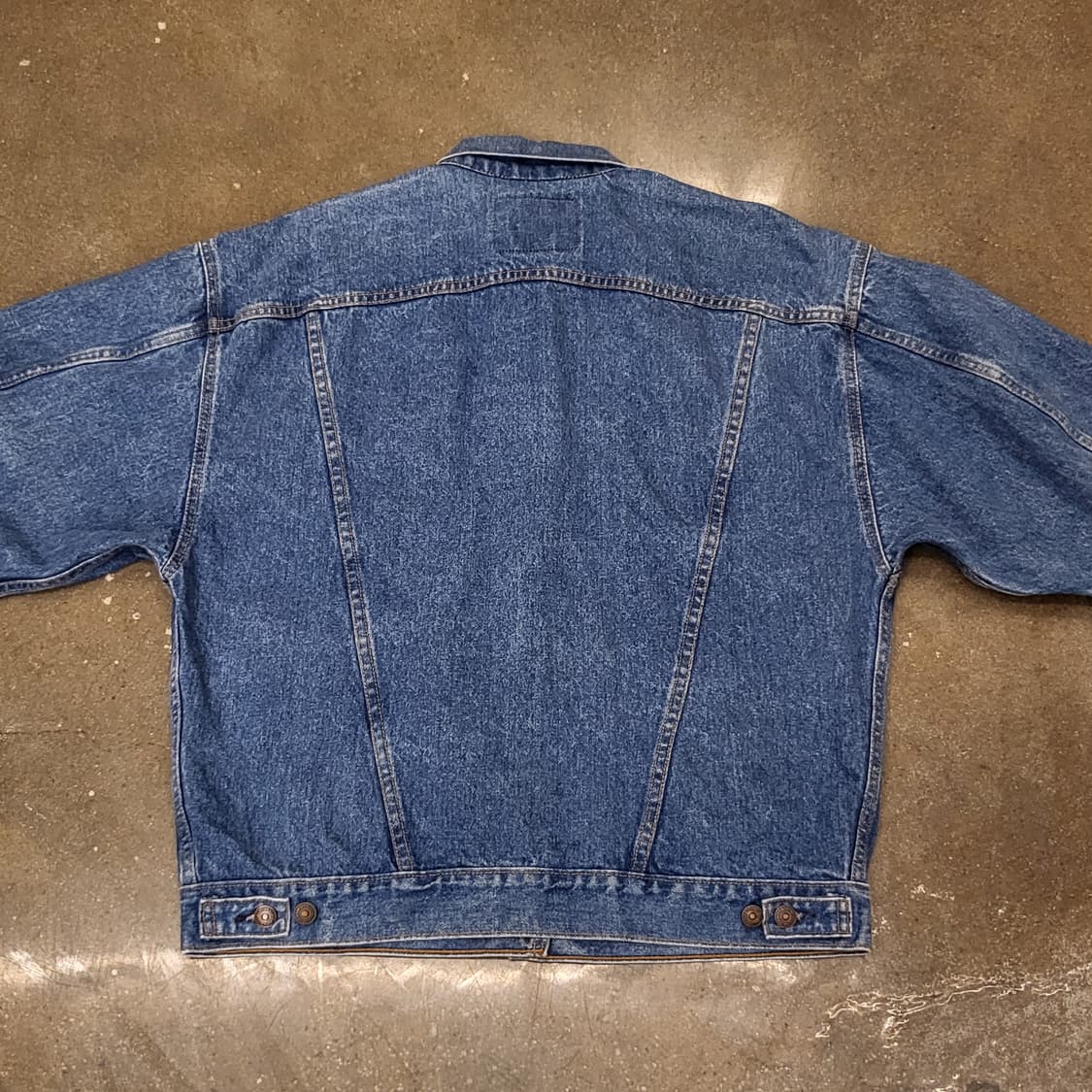 90s Made in USA 빈티지 리바이스 오버핏 데님자켓 청자켓 상품이미지7