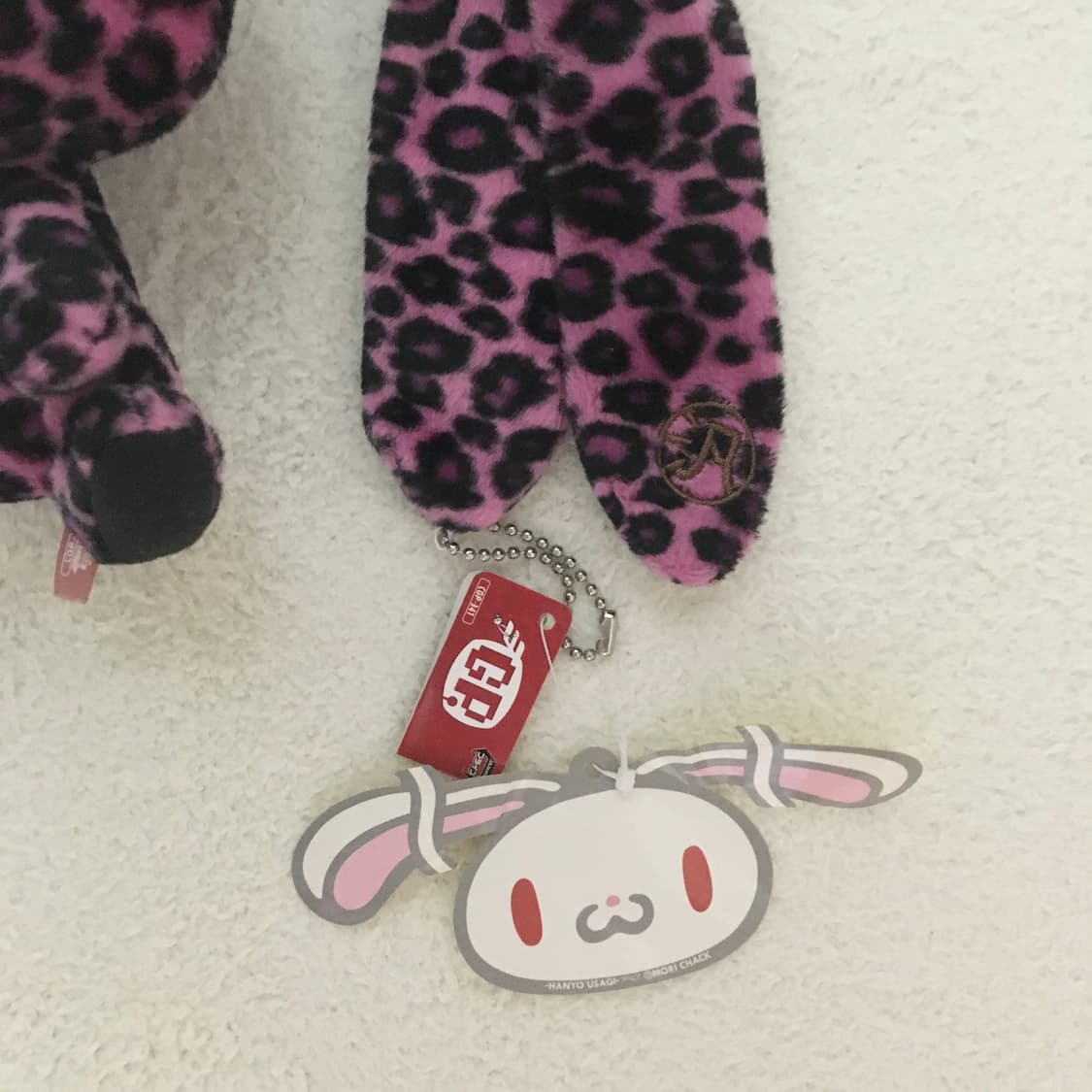 범용토끼 핑크 레오파드 키링 상품이미지2
