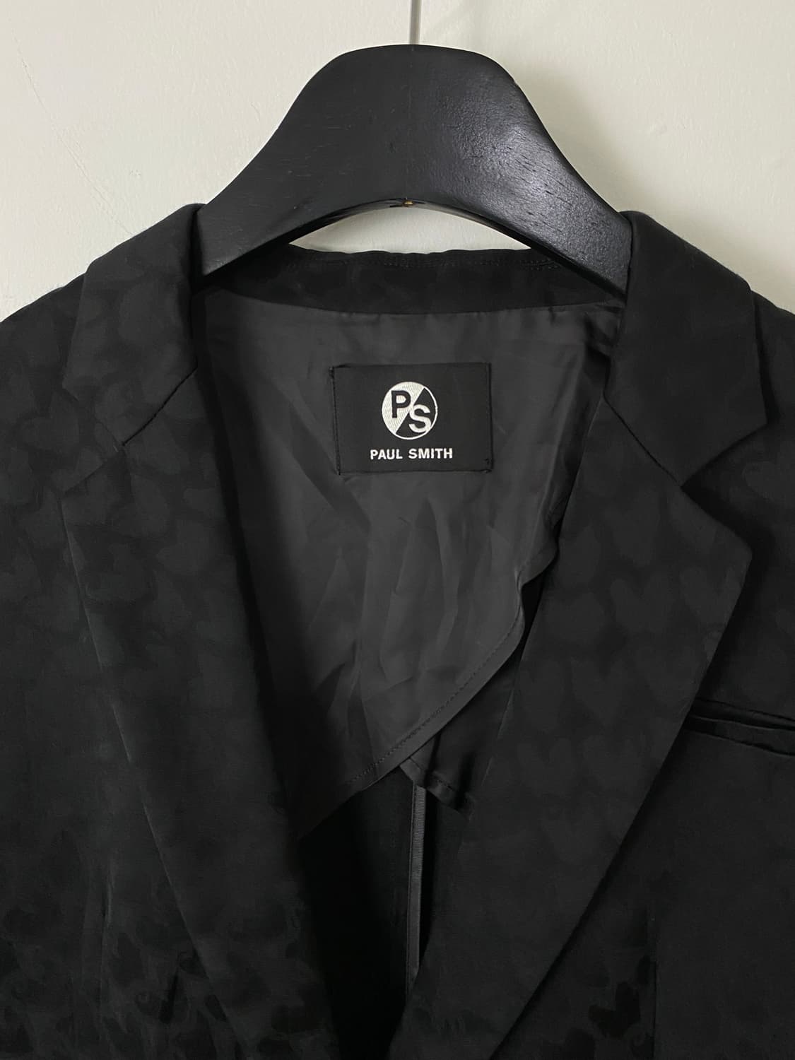 빈티지 PAUL. SMITH 하트 패턴 원 버튼 자켓 상품이미지2