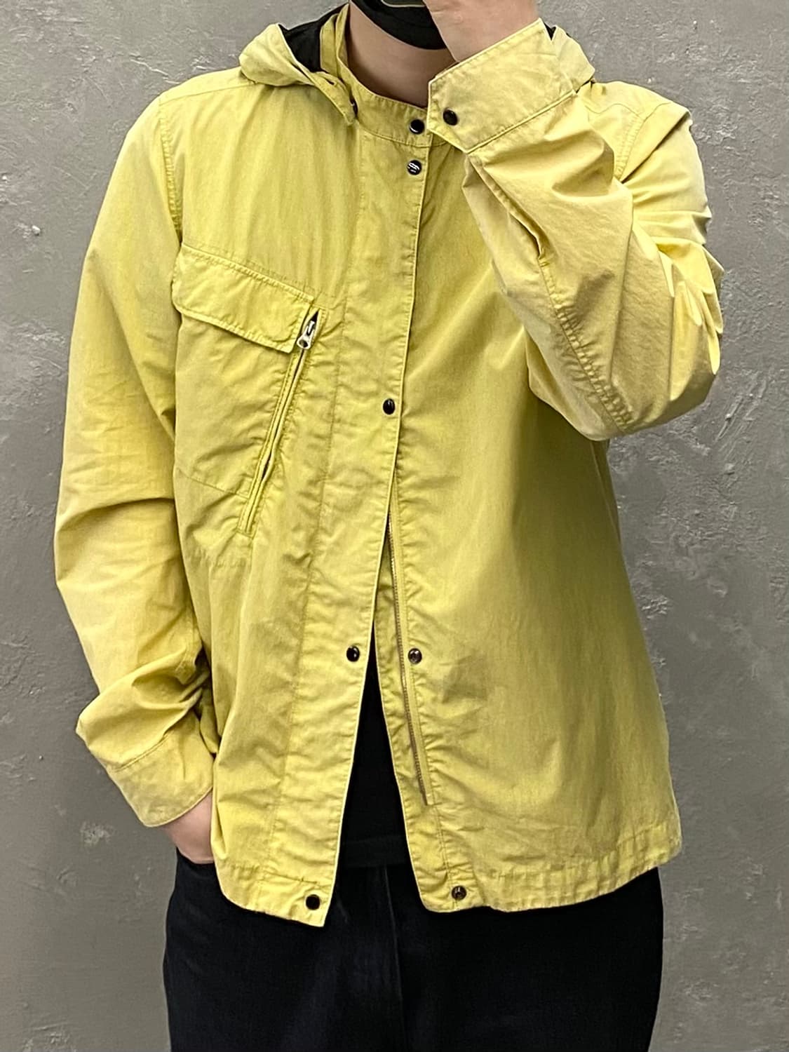 [L] C.P Company 씨피컴퍼니 가먼트 다잉 고글 후드 자켓 상품이미지10