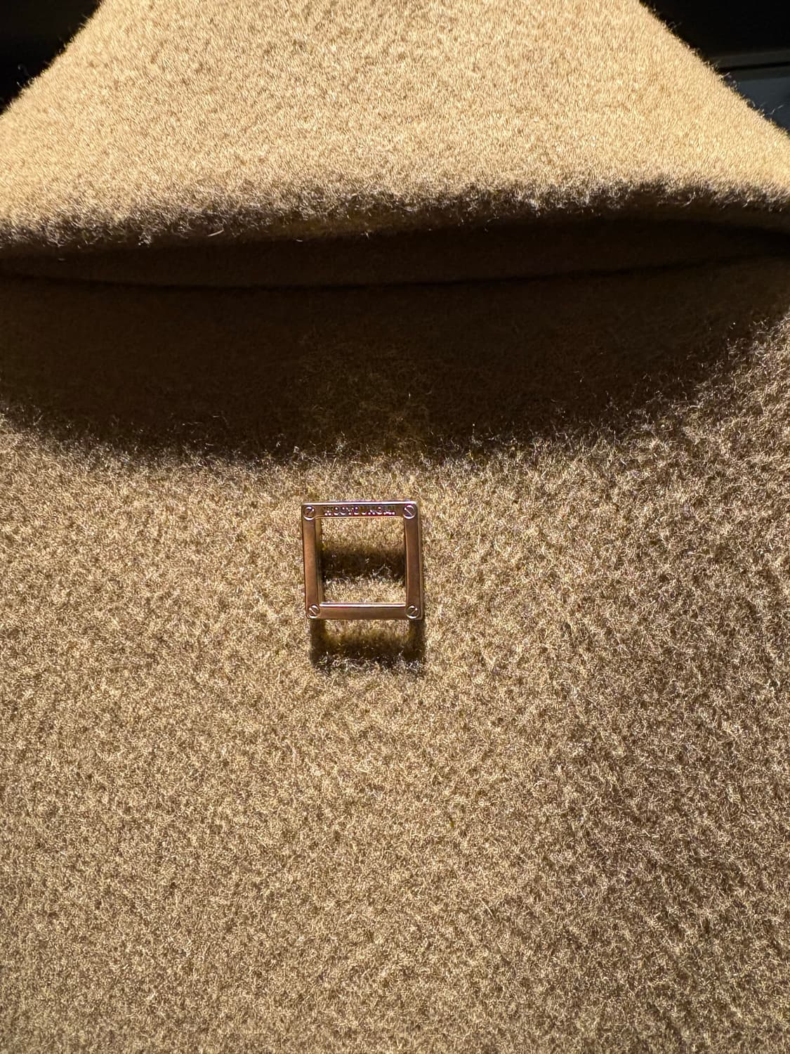 우영미 카멜 캐시미어 로브코트 50 상품이미지5