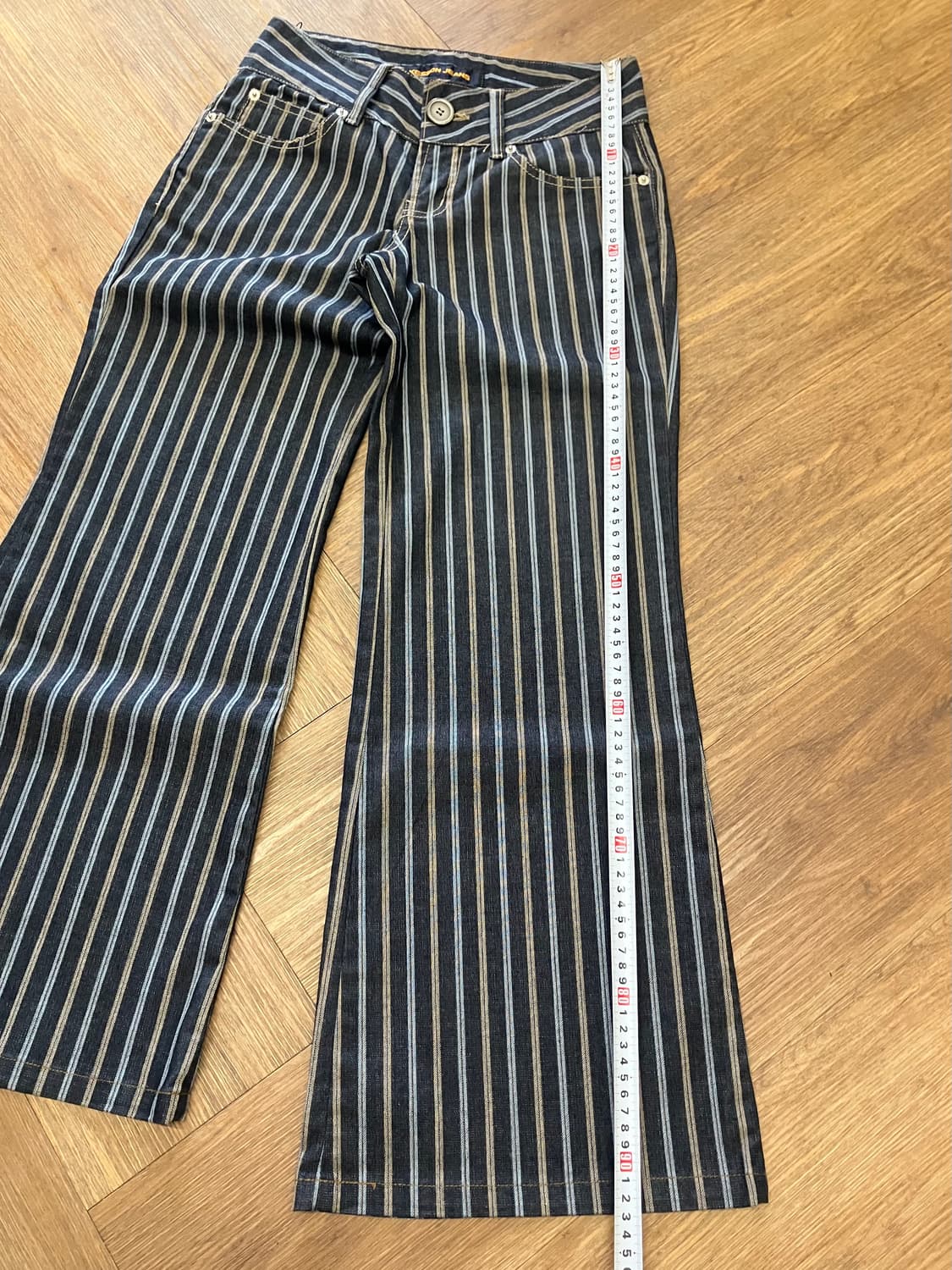 N9 kesson 스트라이프 웨스턴 부츠컷 팬츠 상품이미지8