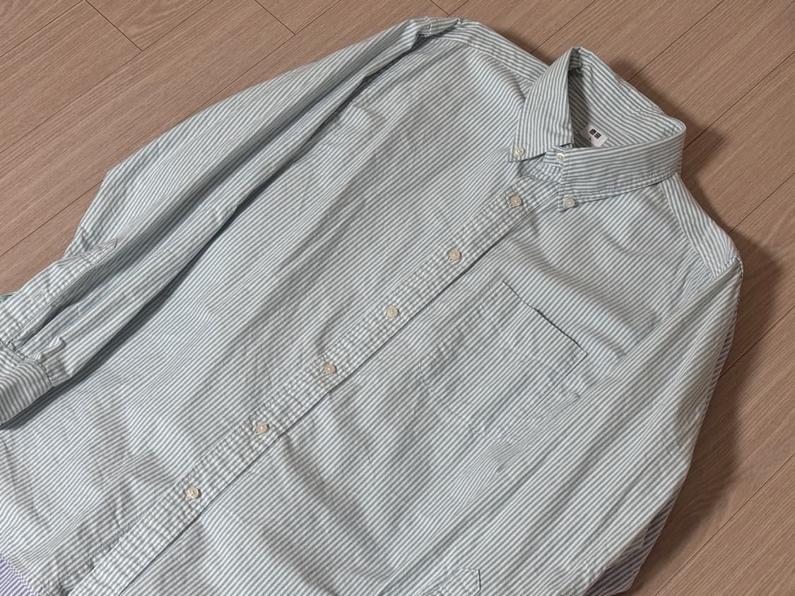 유니클로/코튼 옥스포드 셔츠 4color/L 상품이미지6