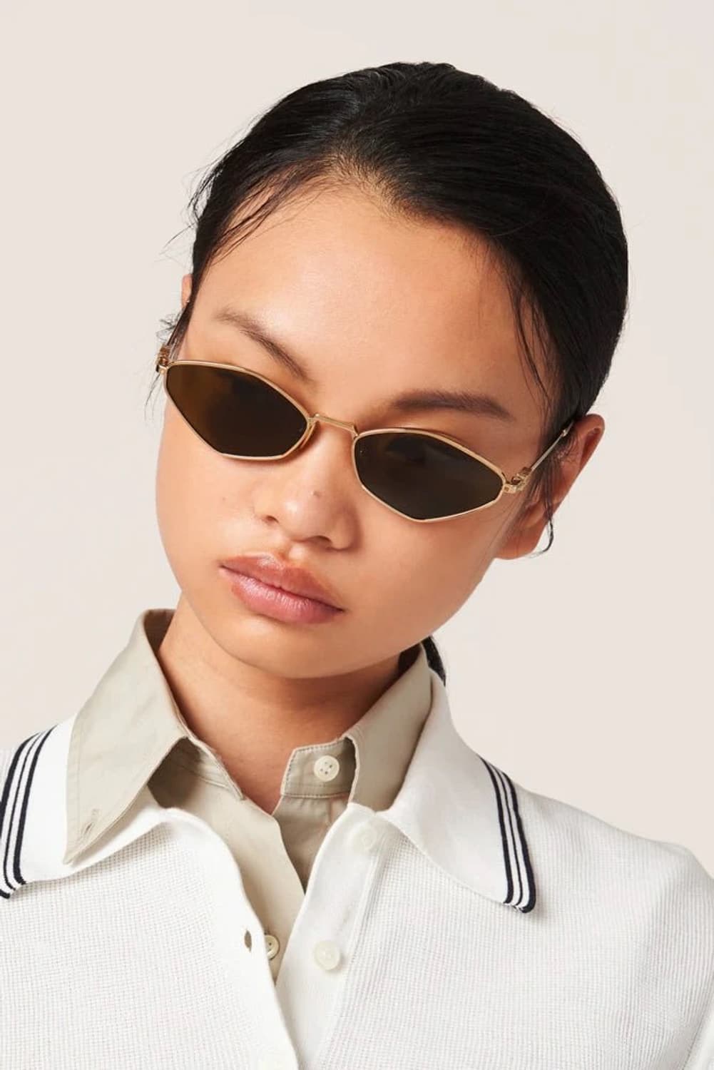 미우미우 로고 캣츠아이 선글라스 상품이미지5