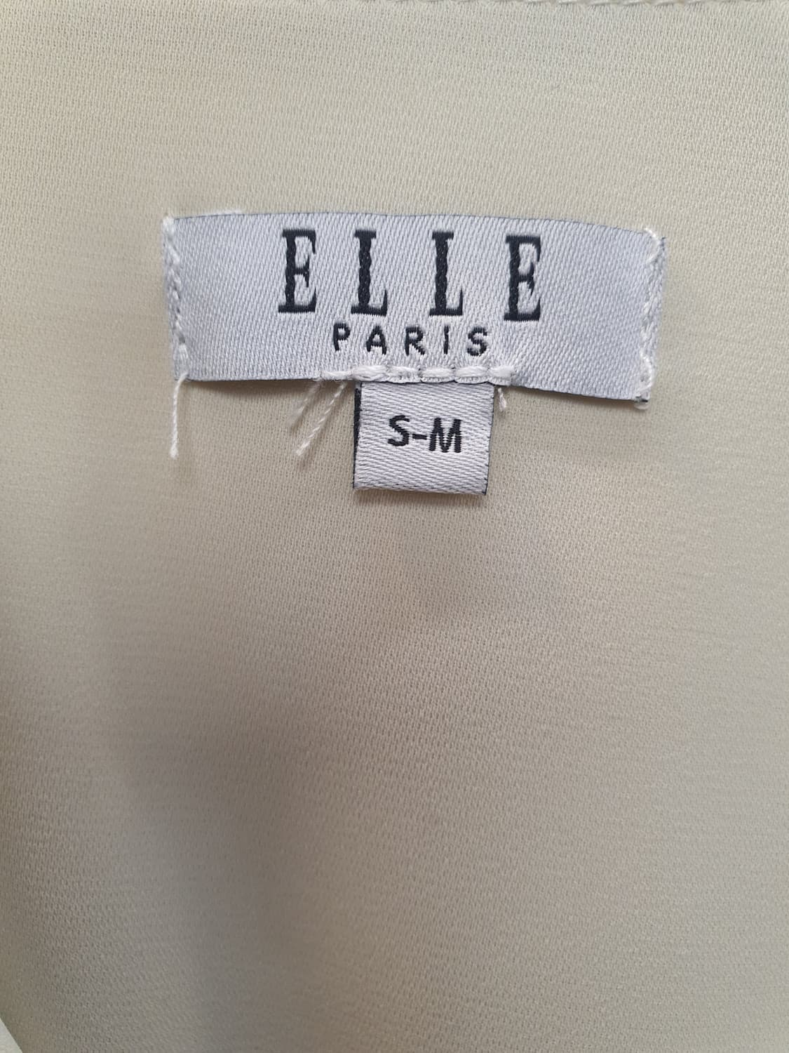 ​[ELLE/최신상] 엘르 파리스 숄카라 플리츠 롱 원피스 (크림/S-M 상품이미지4
