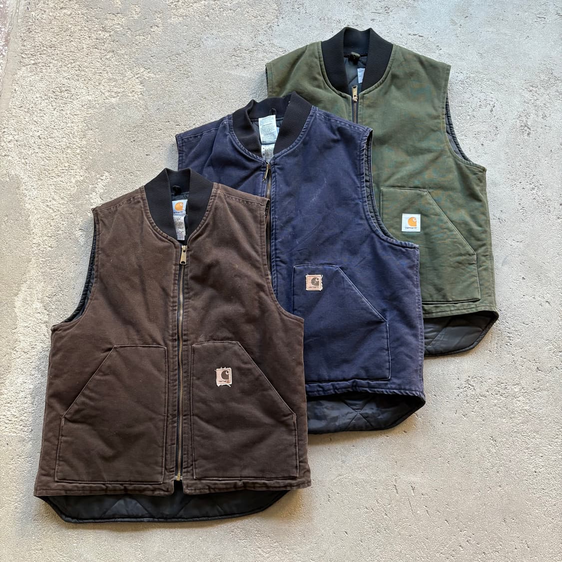 칼하트 VQ184 모스그린 퀼티드 라인 베스트 상품이미지7