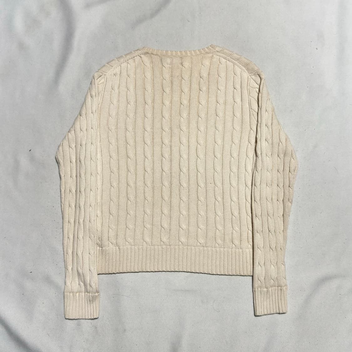 L 폴로랄프로렌 브이넥 케이블 니트 상품이미지3