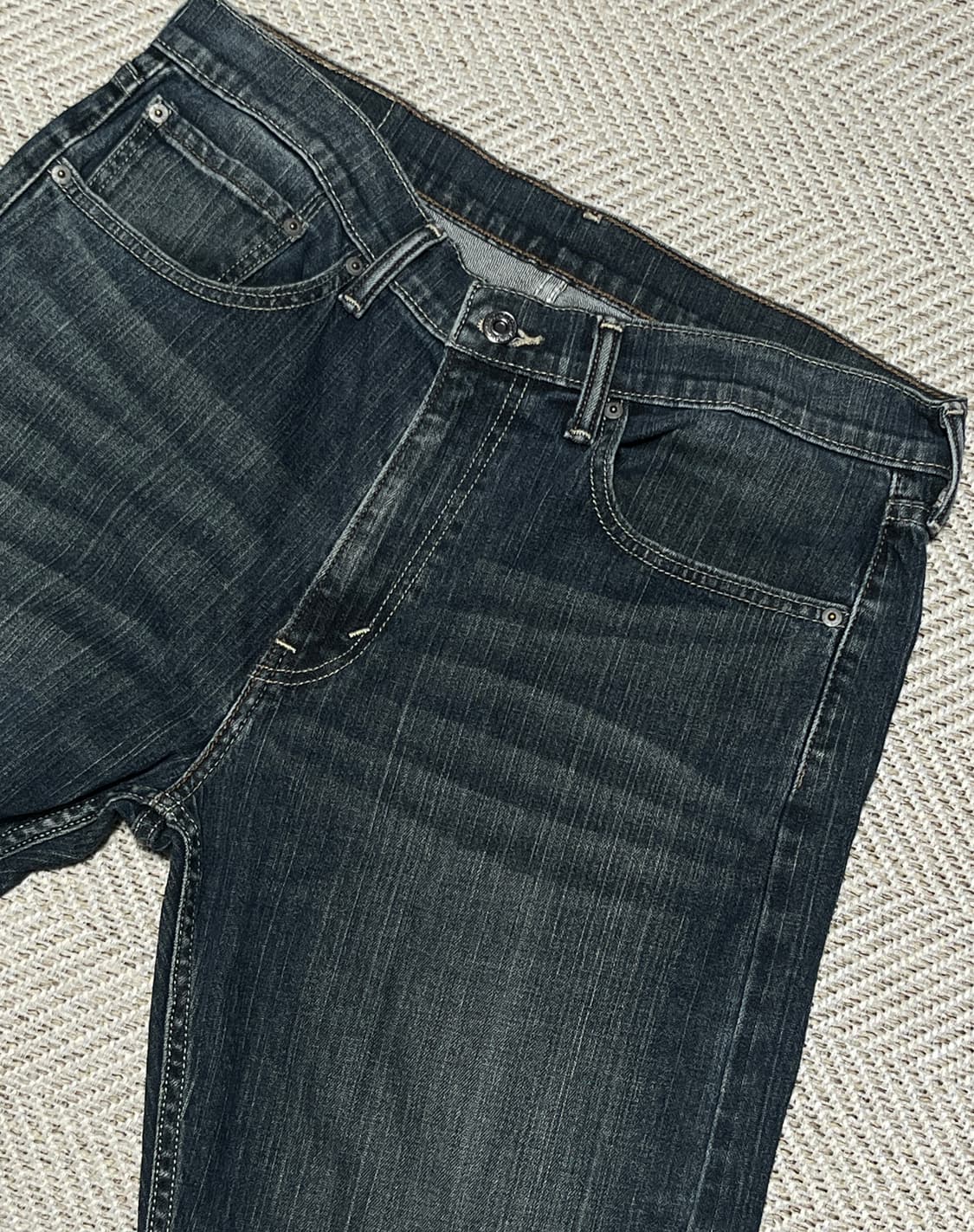 리바이스 505 세미와이드 진청 데님팬츠 청바지 34 상품이미지9