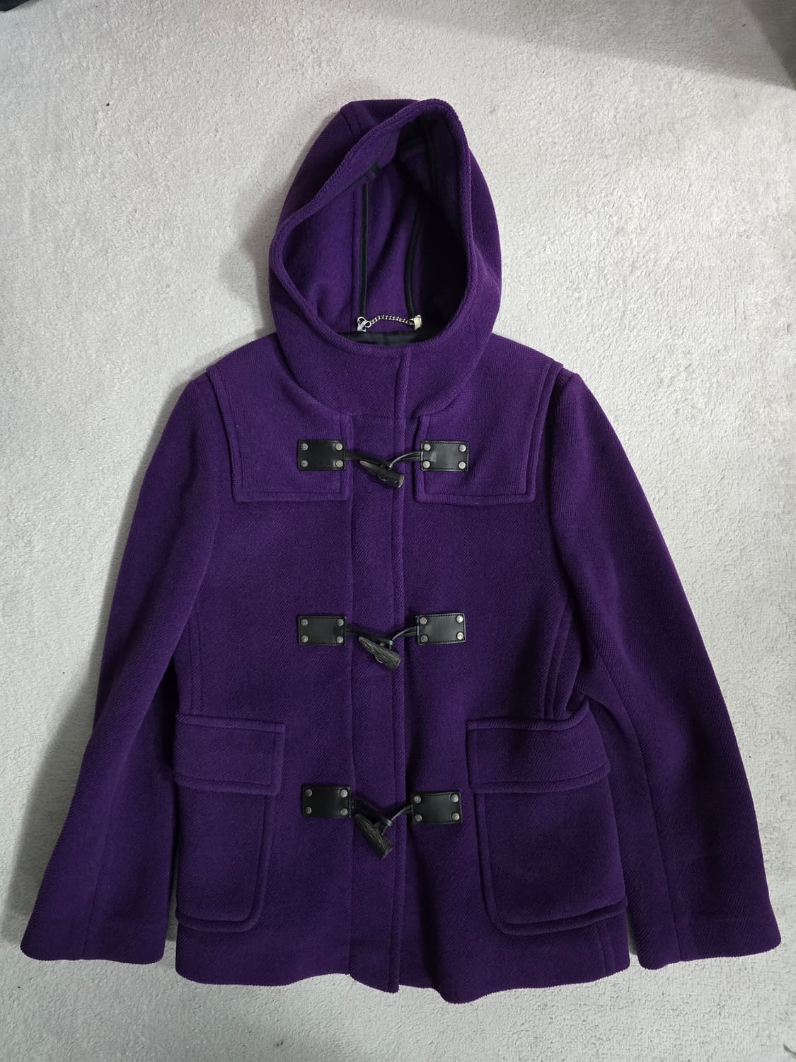 Burberry 버버리 퍼플 더플코트 S사이즈 상품이미지2