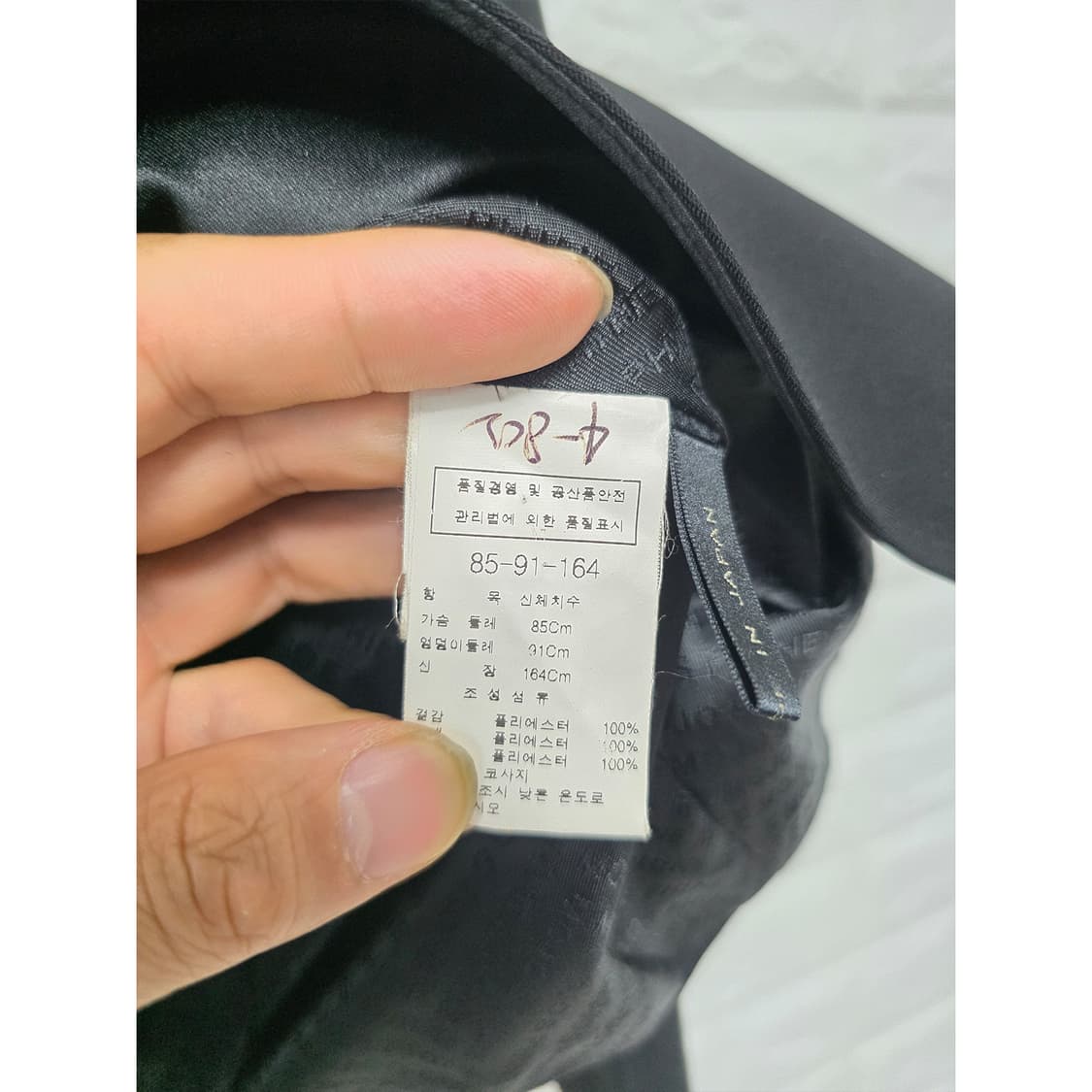 모조에스핀 뉴욕 블랙 테일러드 자켓 S 상품이미지3
