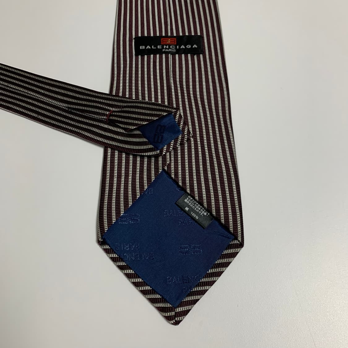 발렌시아가(BALENCIAGA) 스트라이프 100실크 명품넥타이 A+ 상품이미지6