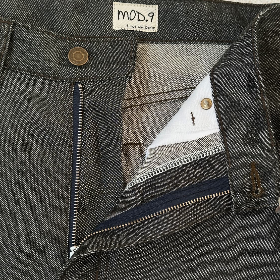 모드나인 Khaki jeans - MOD4 crop 상품이미지6