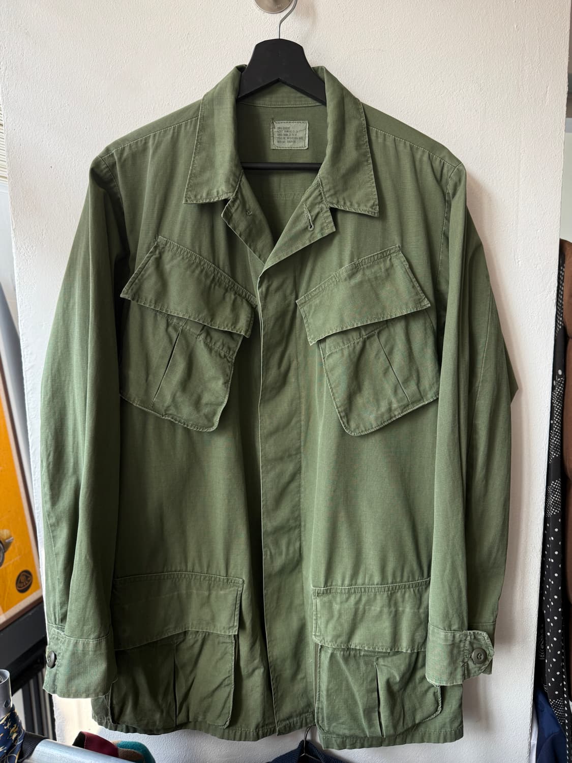 1968 Vietnam OG 정글 퍼티그 Jacket S/Ru 상품이미지1