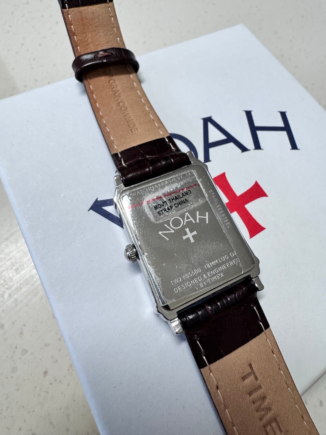 Timex x Noah Moon Phase 37mm 브라운 상품이미지7