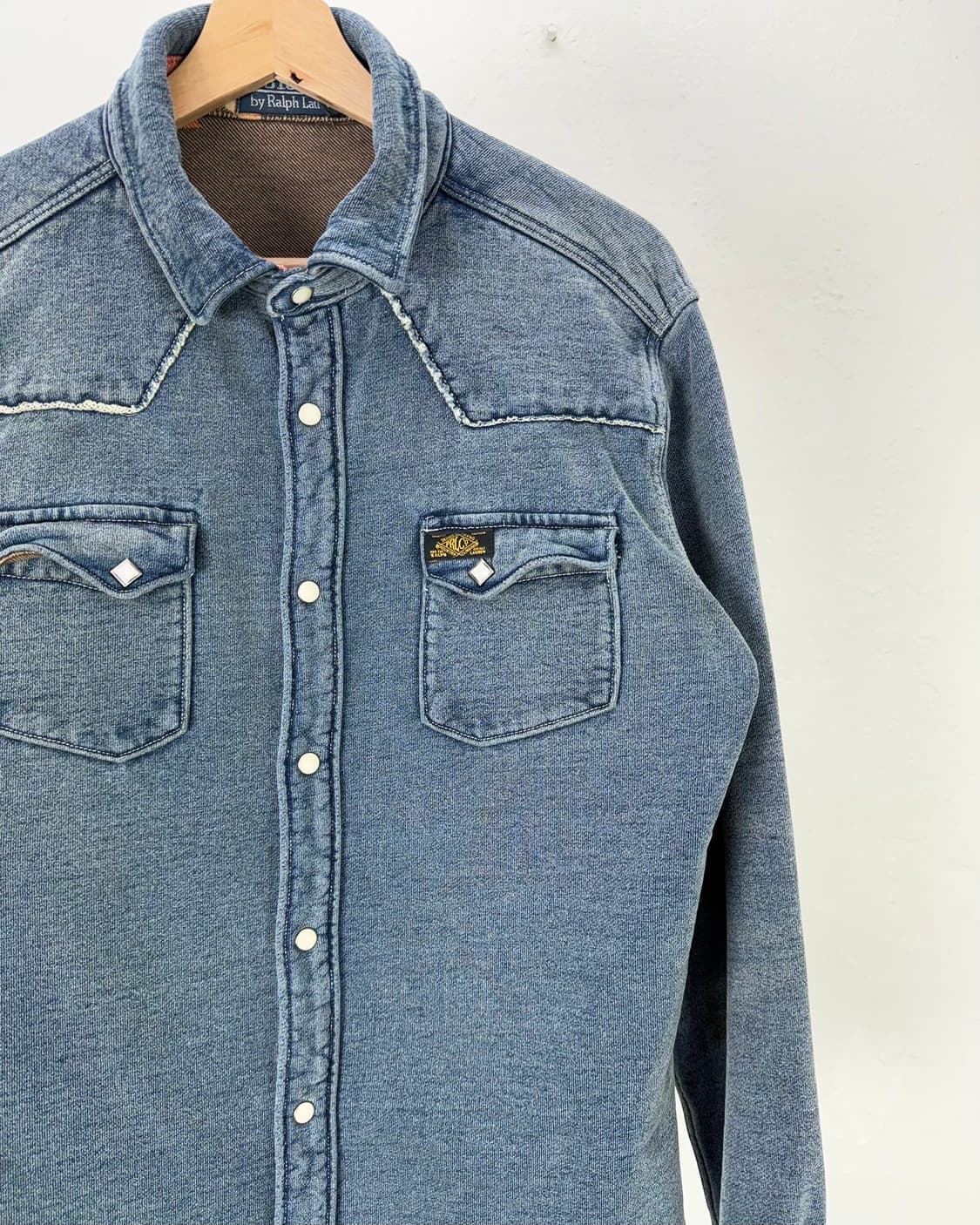 폴로 랄프로렌 나바호 잼스톤 데님 웨스턴 셔츠 상품이미지3