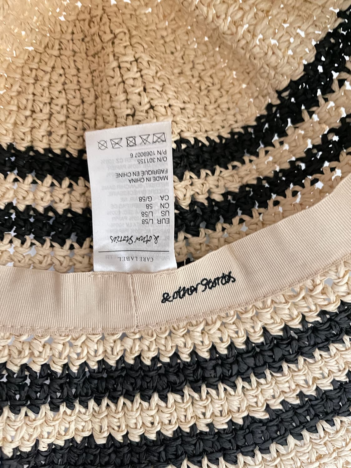 straw crochet bucket hat 크로쉐 버킷햇 상품이미지3