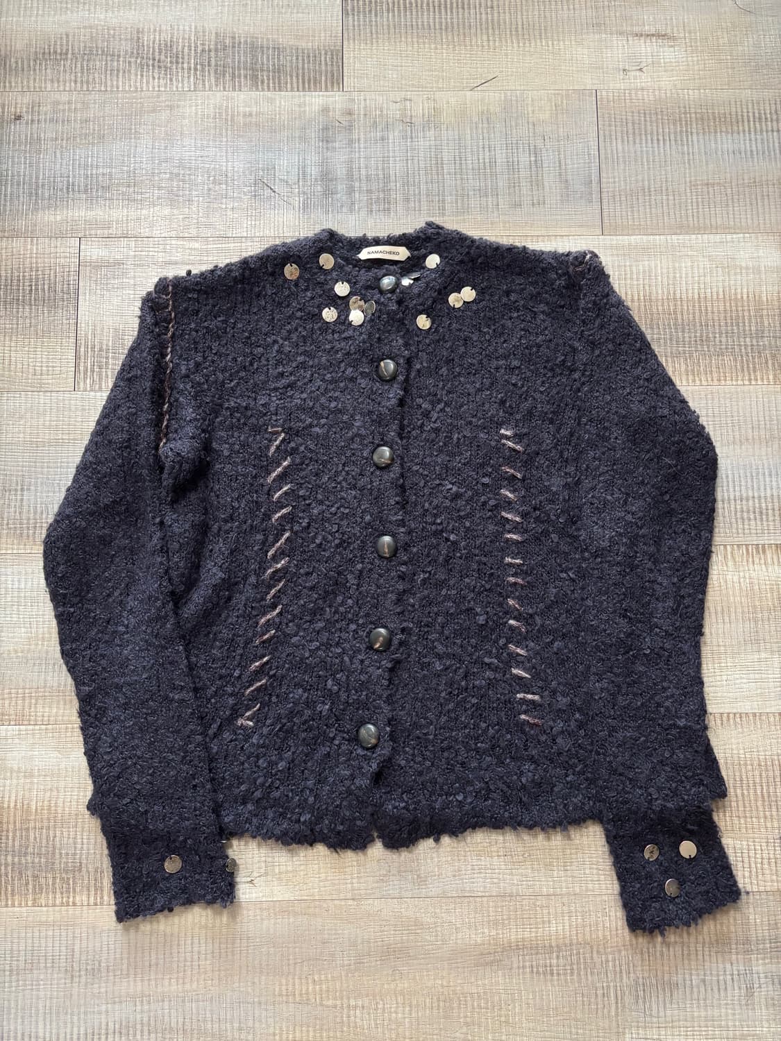 나마체코 행포드 가디건 네이비 상품이미지1