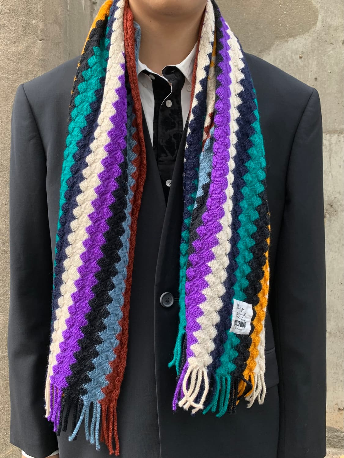 모스키노 멀티컬러 머플러 상품이미지3