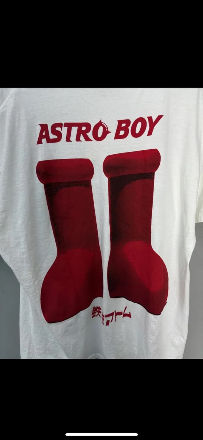 빈티지 우주소년 아톰 그래픽 화이트 반팔 H2513 상품이미지5