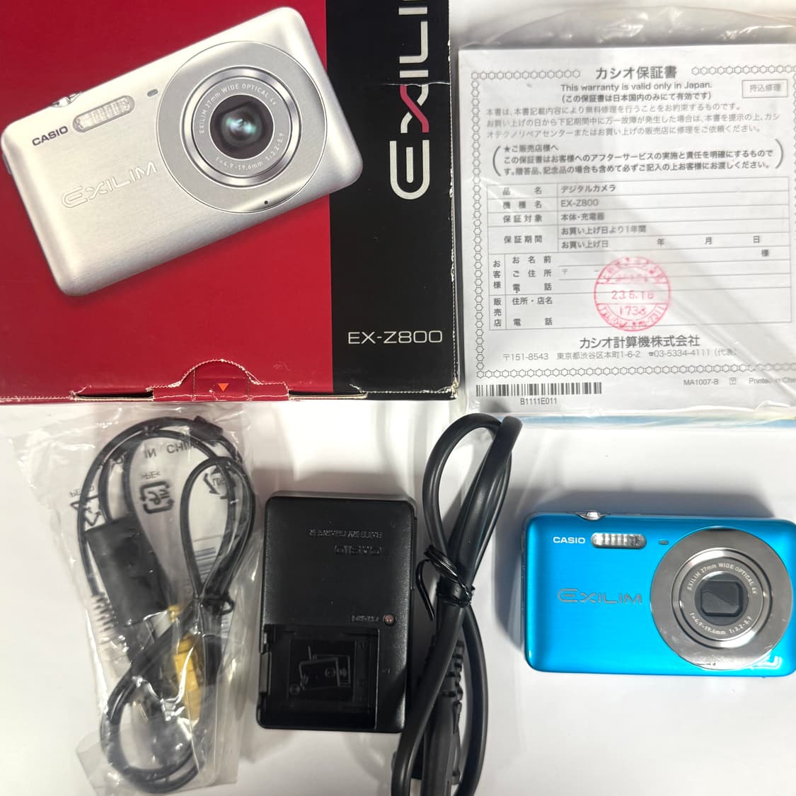 작례있음)🩵카시오 엑슬림 z800 Casio Exilim EX-Z800 상품이미지3
