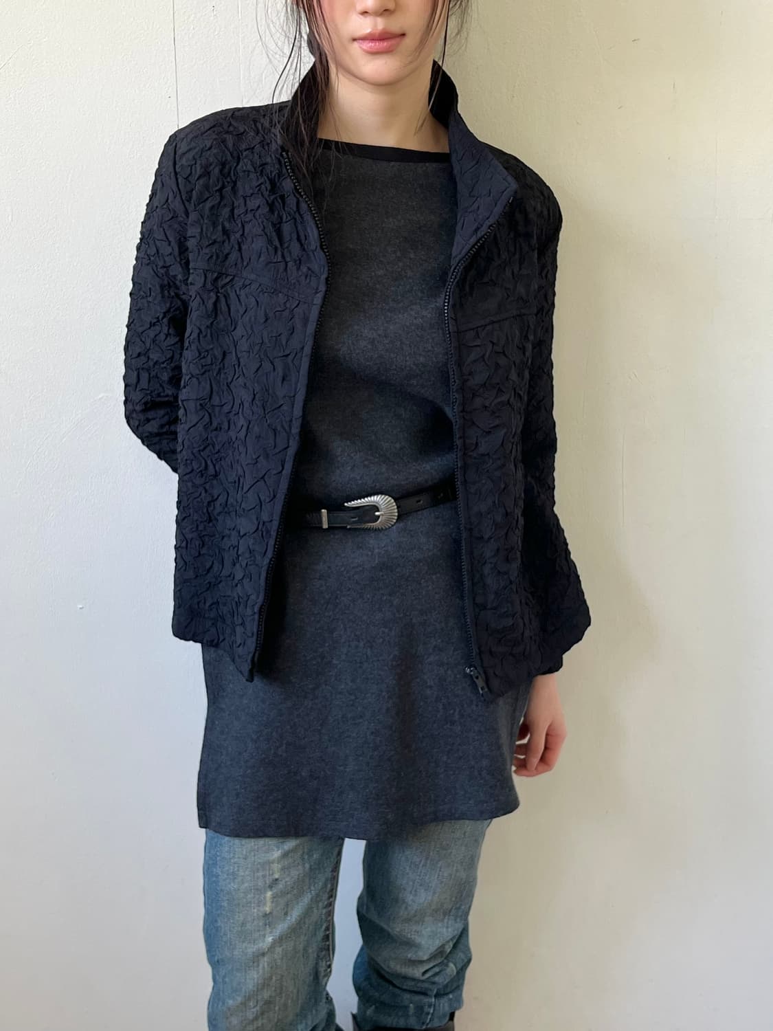 Blue Vine 블랙 프릴 자켓 상품이미지4