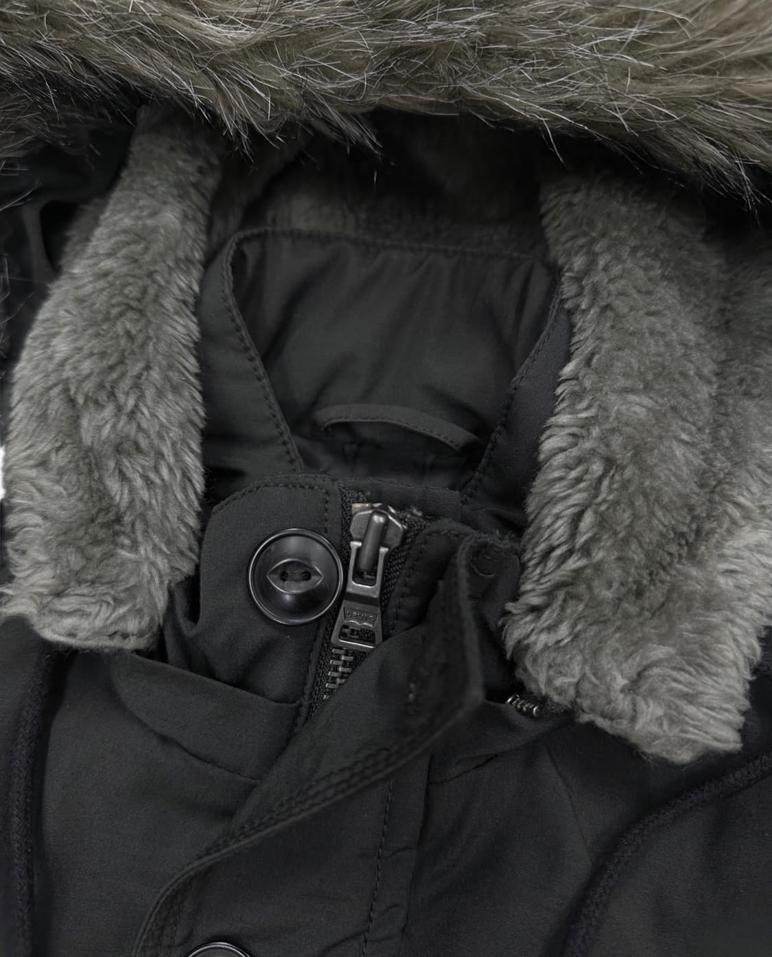 리바이스 야상 패딩 웜차콜 (M~L) 상품이미지3