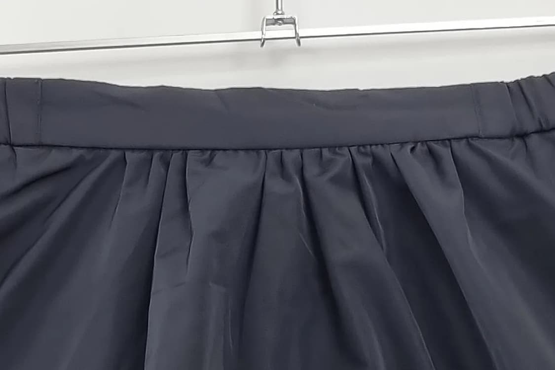 글로벌워크 블랙  벌룬 미니스커트 상품이미지4