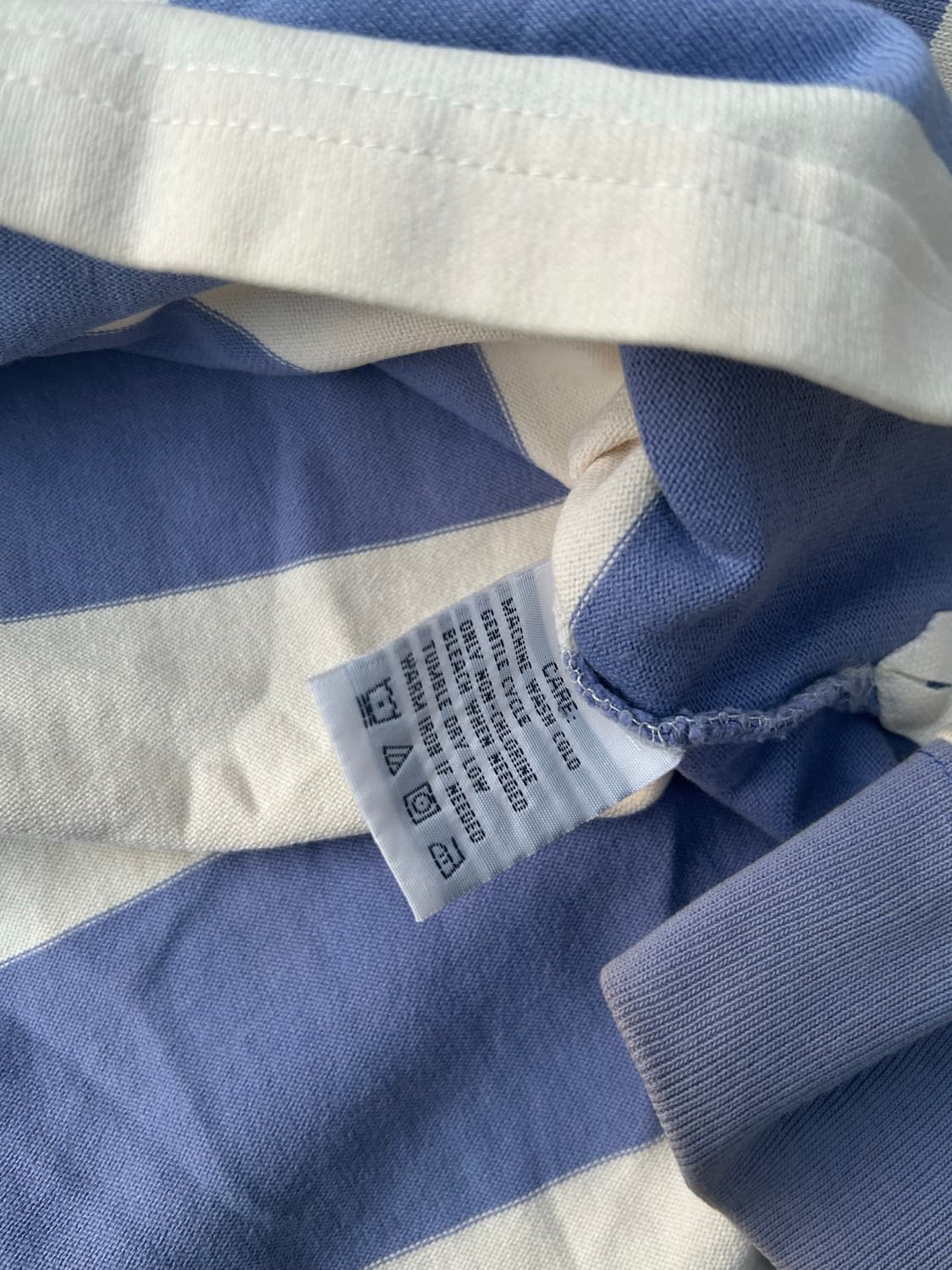 2000s 폴로 스트라이프 럭비 카라 롱슬리브 상품이미지3