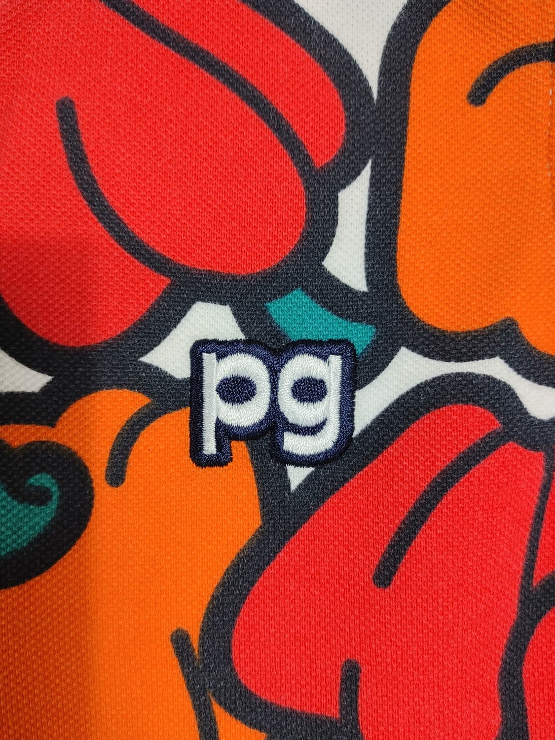 PEARLYGATES 파리게이츠 여성 파프리카패턴 민소매 카라티
 상품이미지3