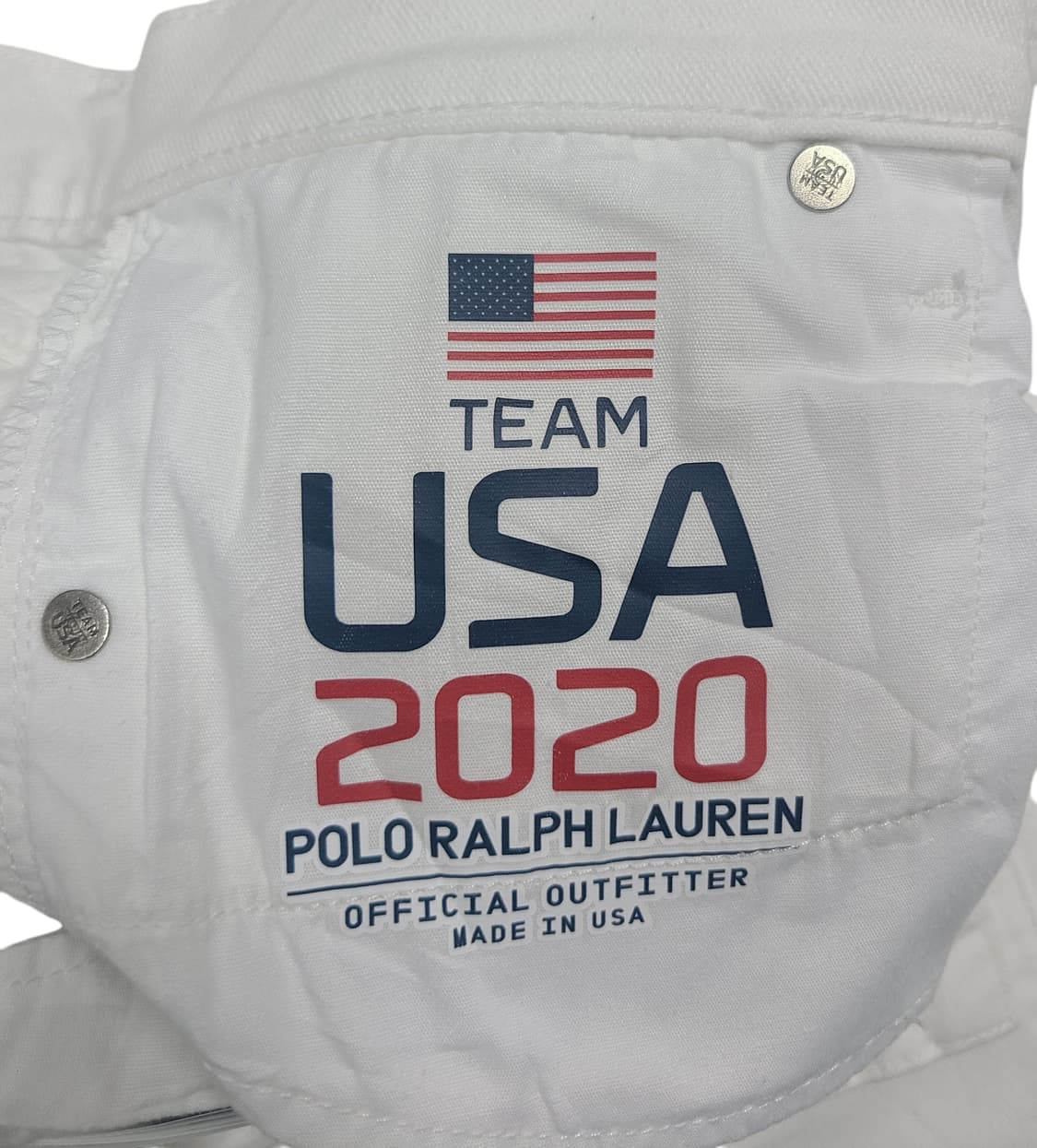 폴로 랄프로렌 x TEAM USA 2020 올림픽 White jeans 상품이미지5
