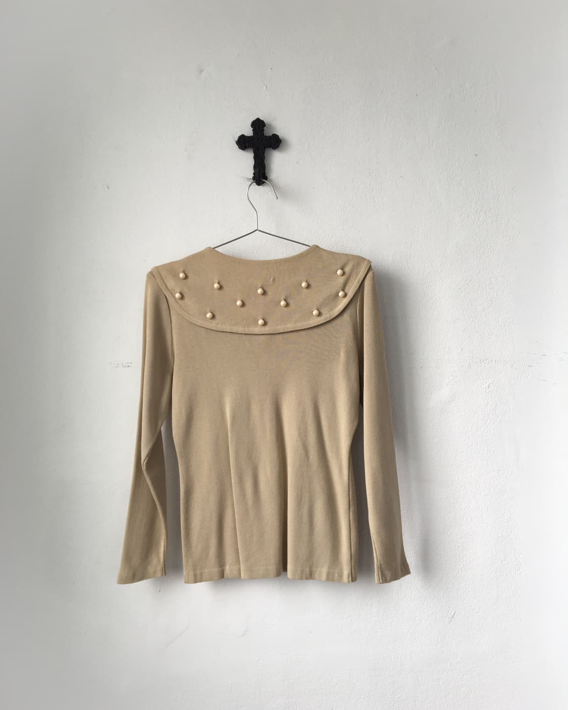 Beads collar point sleeve 상품이미지3