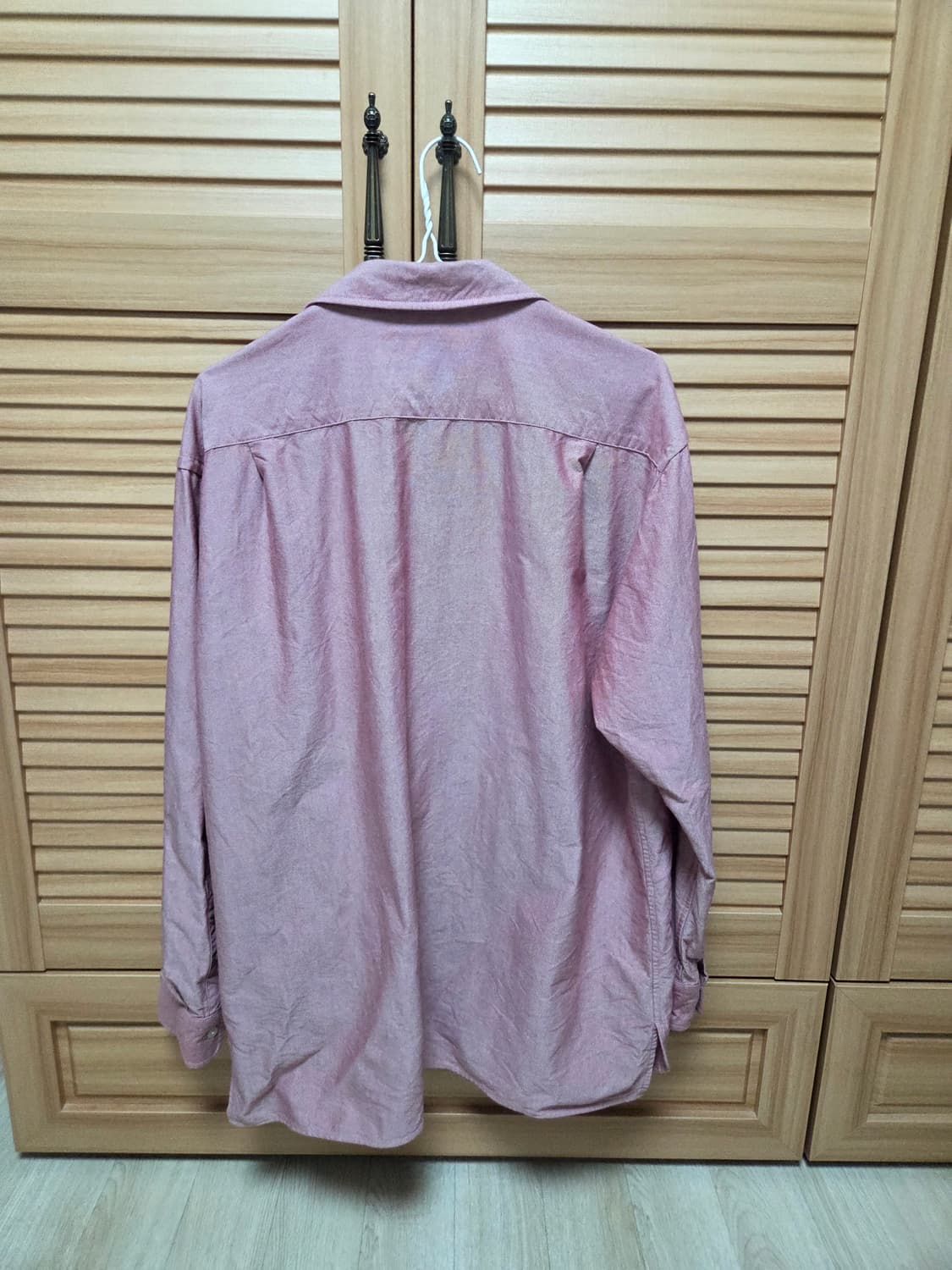 유니클로 옥스포드 오버사이즈 셔츠 L (13 red) 상품이미지2