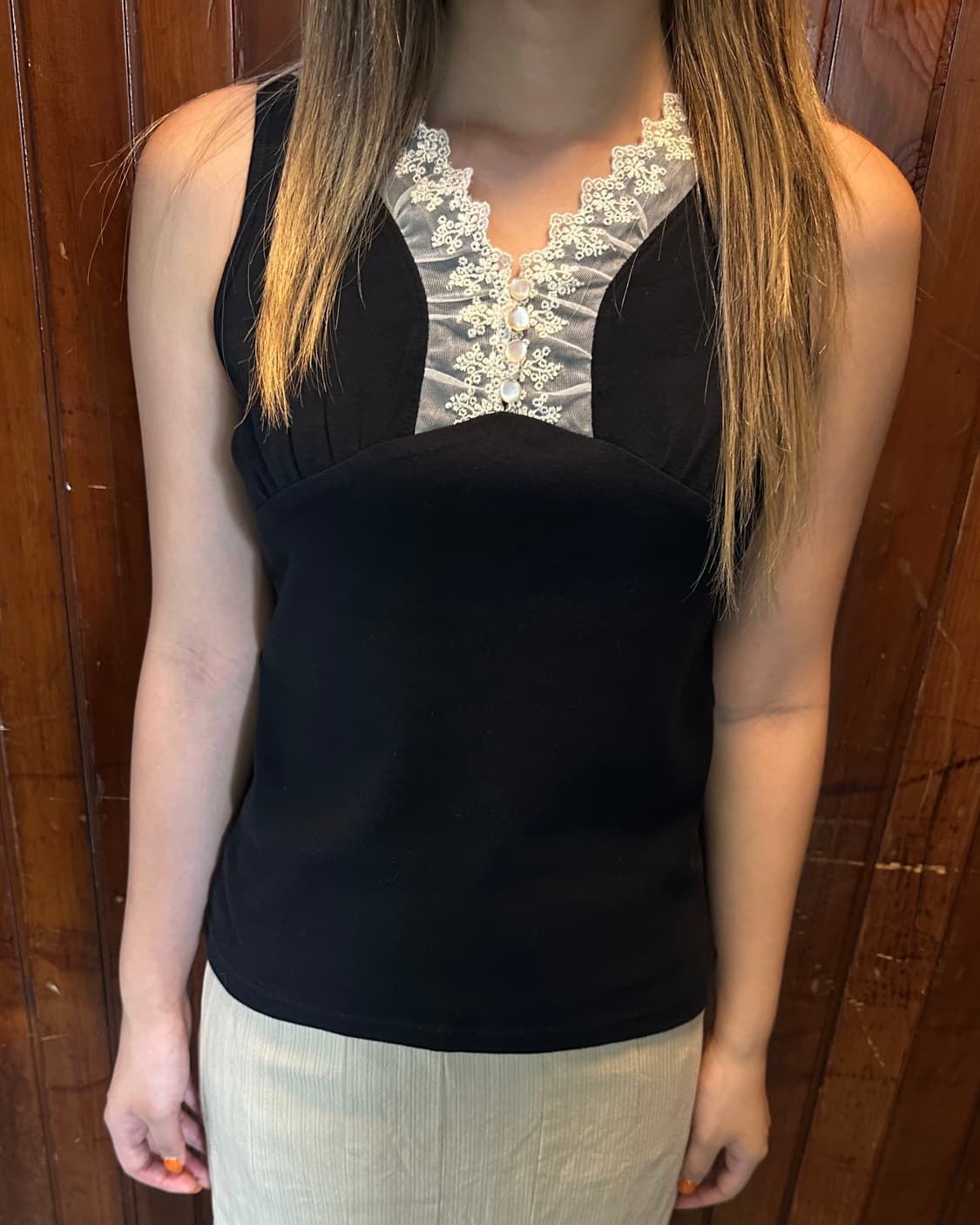 lace sleeveless 상품이미지2