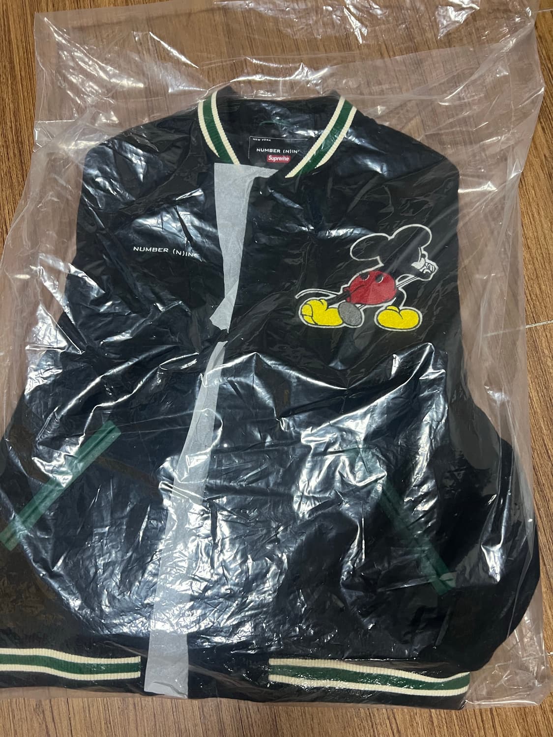 슈프림 넘버나인 25fw 바시티 자켓 xl 그린 상품이미지1
