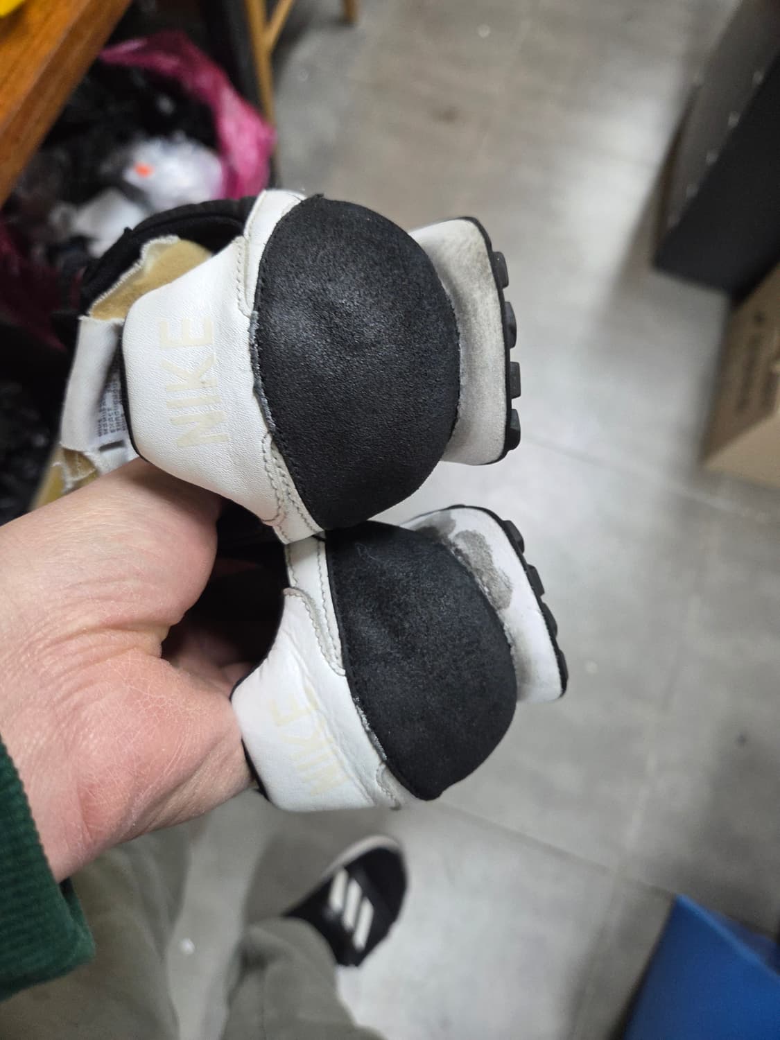 나이키 빈티지 와플레이서 검흰 265 상품이미지8