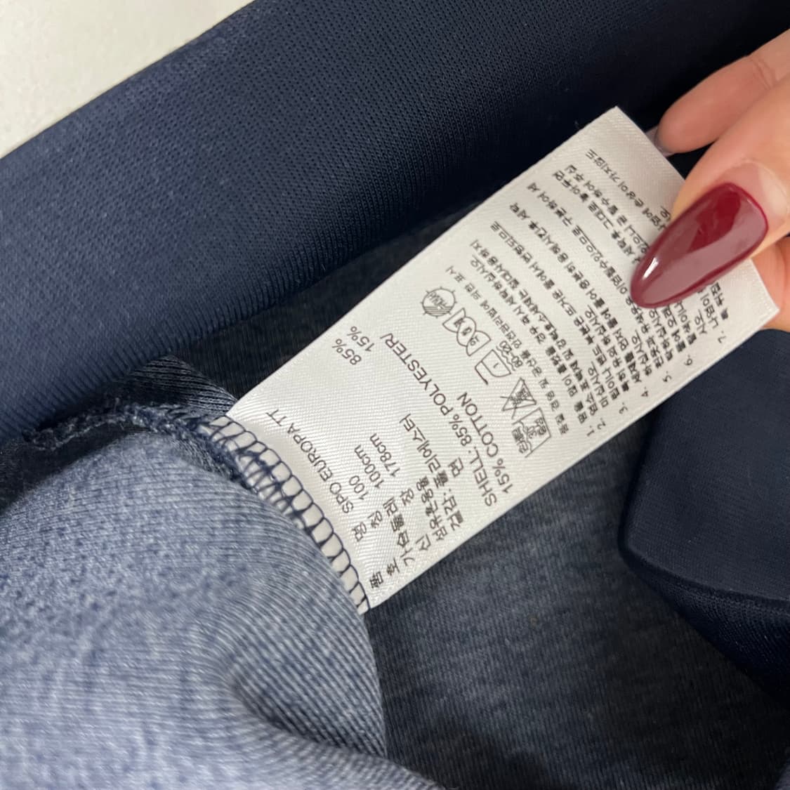 아디다스 네이비 삼선 트랙탑  상품이미지5