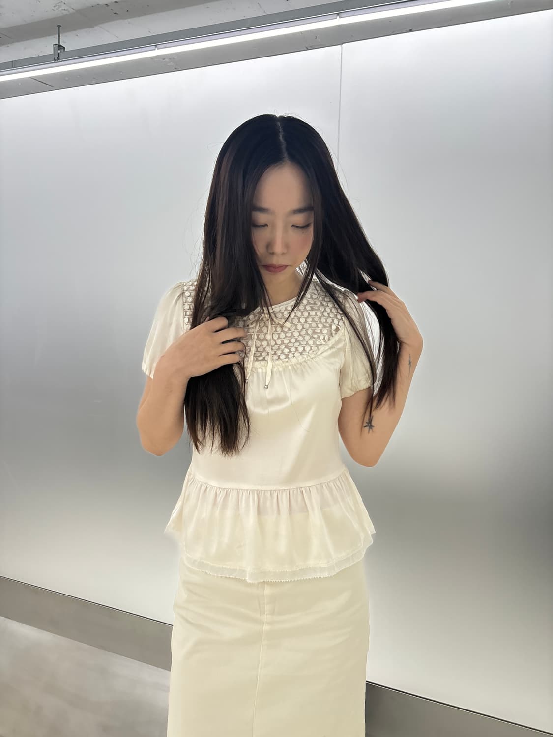 Courreges silk blouse 상품이미지4