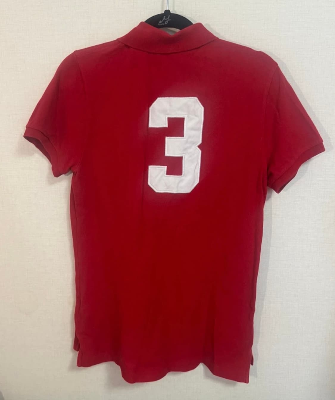 정품 폴로랄프로렌 빅포니 럭비 숫자 카라 반팔티  L 상품이미지2