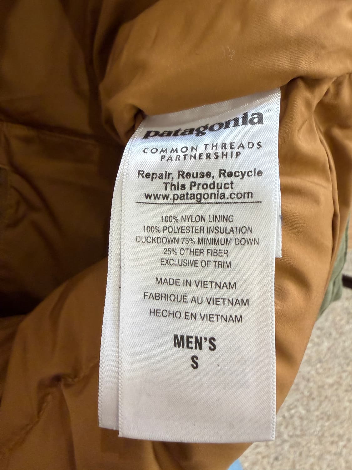 파타고니아 덕다운 패딩 조끼 베스트 상품이미지6