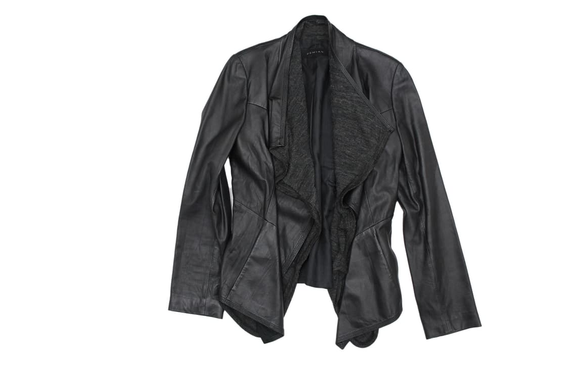 2000s Japan 드레이프 램스킨 레더 자켓 상품이미지1