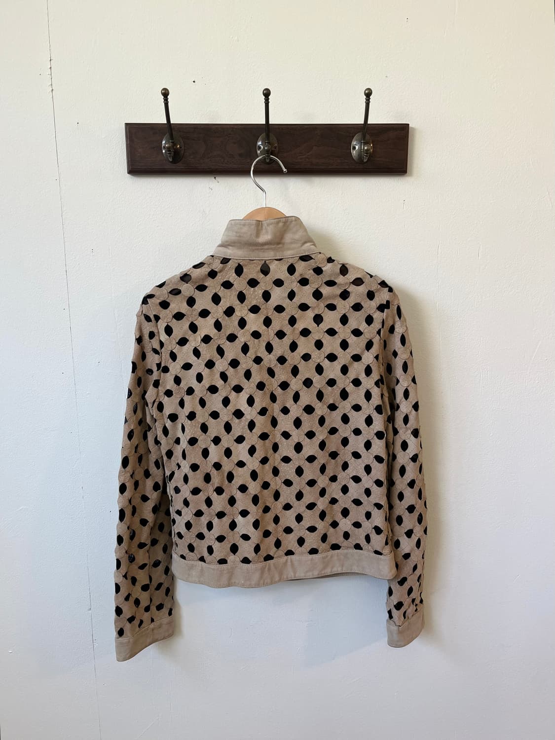 North beach 가죽 도트 자켓 상품이미지3