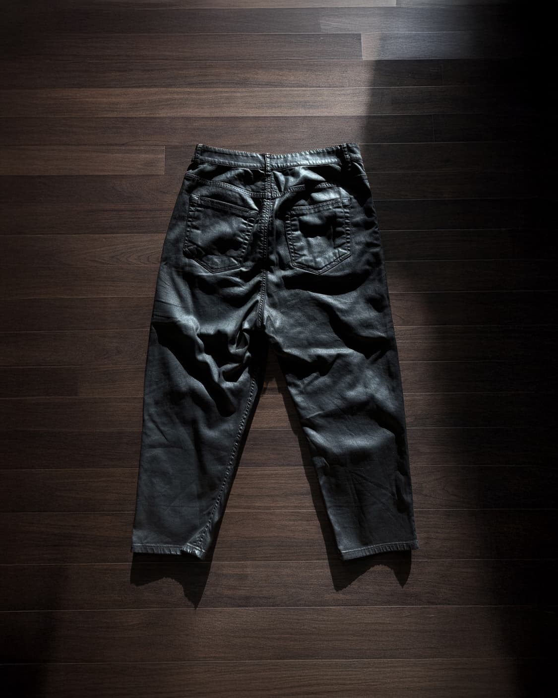 릭오웬스 다크쉐도우 왁스코팅 데님 팬츠 상품이미지2